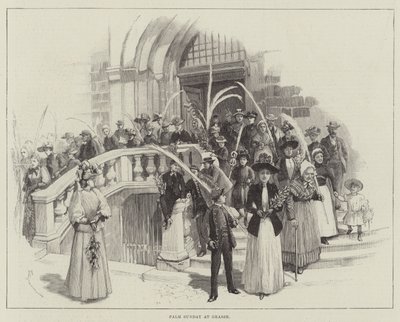 Palm Sunday at Grasse by Amedee Forestier